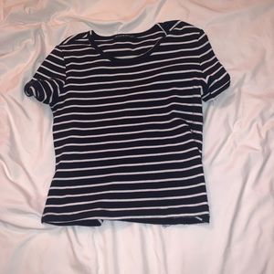 Brandy Melville Striped Crop Top